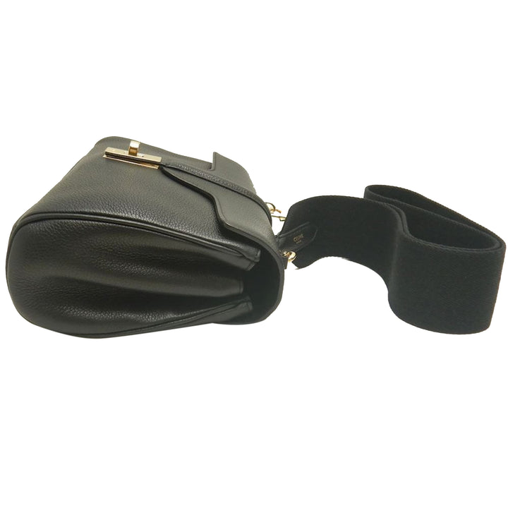grainé 16 Souple Sac Teen Cuir de veau grainé Noir