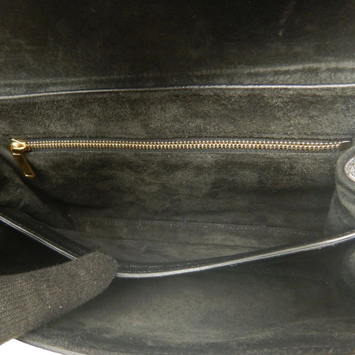 grainé 16 Souple Sac Teen Cuir de veau grainé Noir