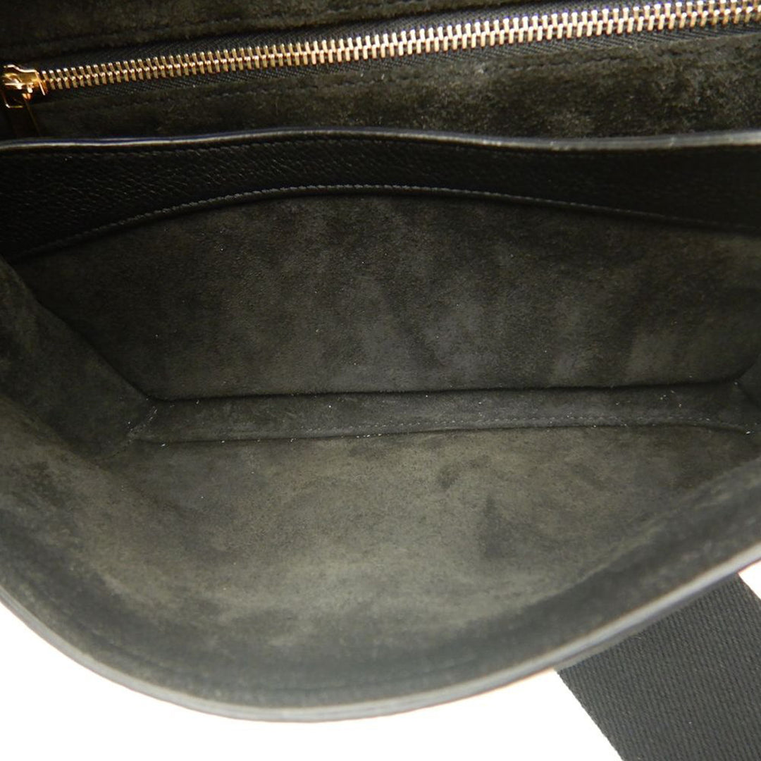 grainé 16 Souple Sac Teen Cuir de veau grainé Noir