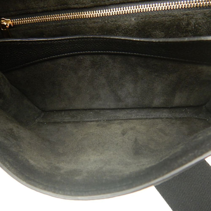 grainé 16 Souple Sac Teen Cuir de veau grainé Noir
