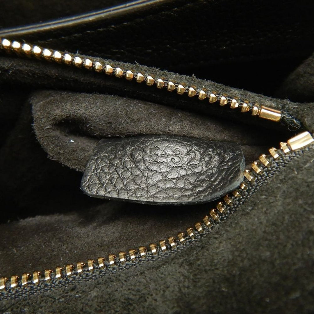 grainé 16 Souple Sac Teen Cuir de veau grainé Noir