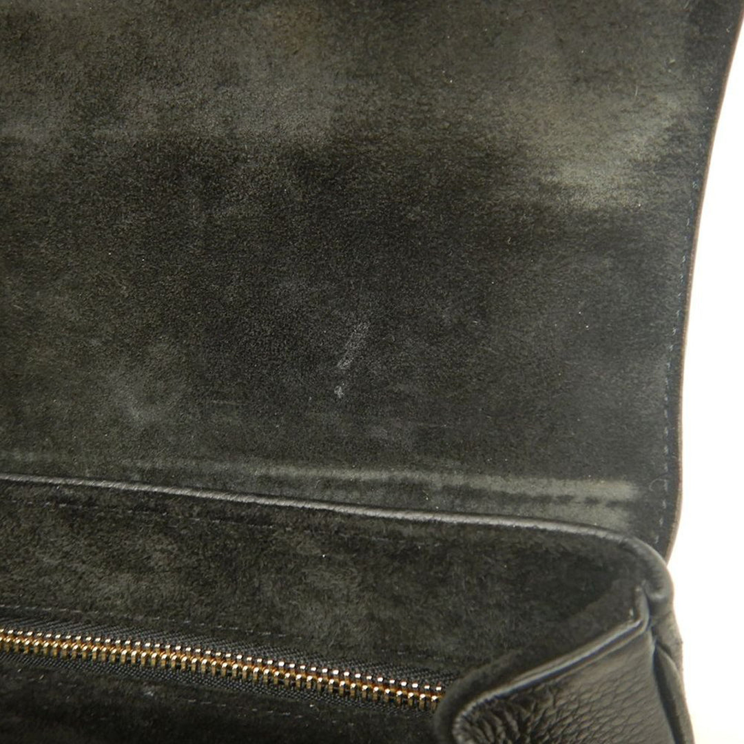 grainé 16 Souple Sac Teen Cuir de veau grainé Noir