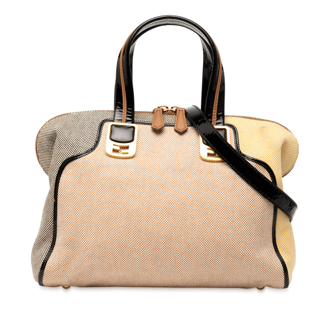 Fendi Small Toile Colorblock Chameleon Sac