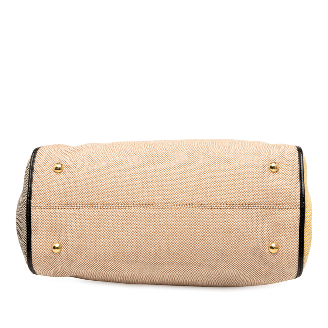 Fendi Small Toile Colorblock Chameleon Sac