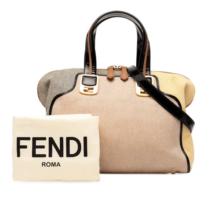 Fendi Small Toile Colorblock Chameleon Sac