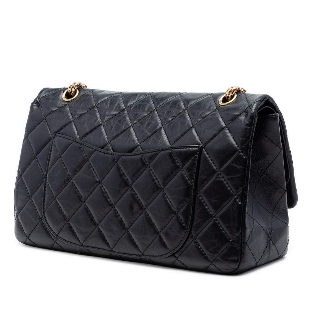 Chanel Matelassé vieilli Cuir de veau Reissue 2.55 Double rabat 227