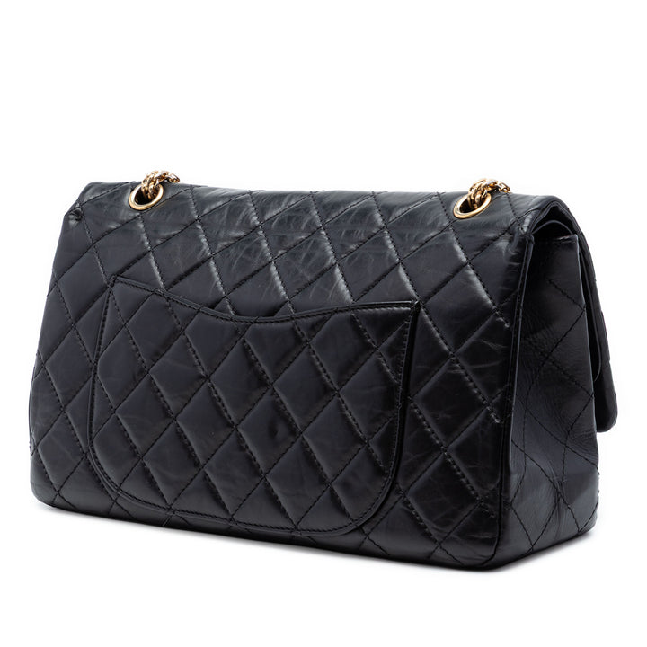 Chanel Matelassé vieilli Cuir de veau Reissue 2.55 Double rabat 227