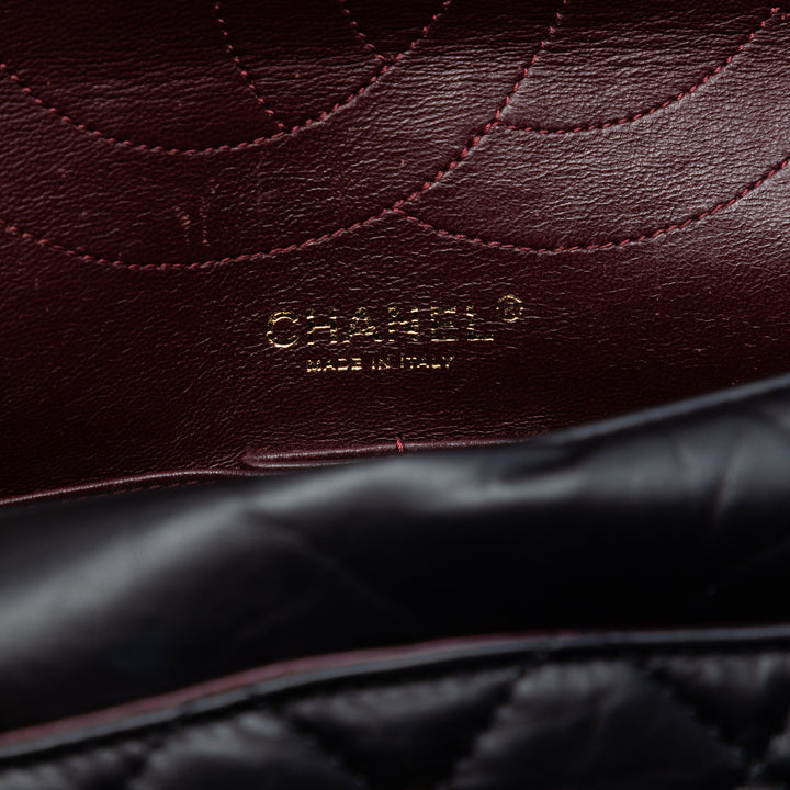 Chanel Matelassé vieilli Cuir de veau Reissue 2.55 Double rabat 227