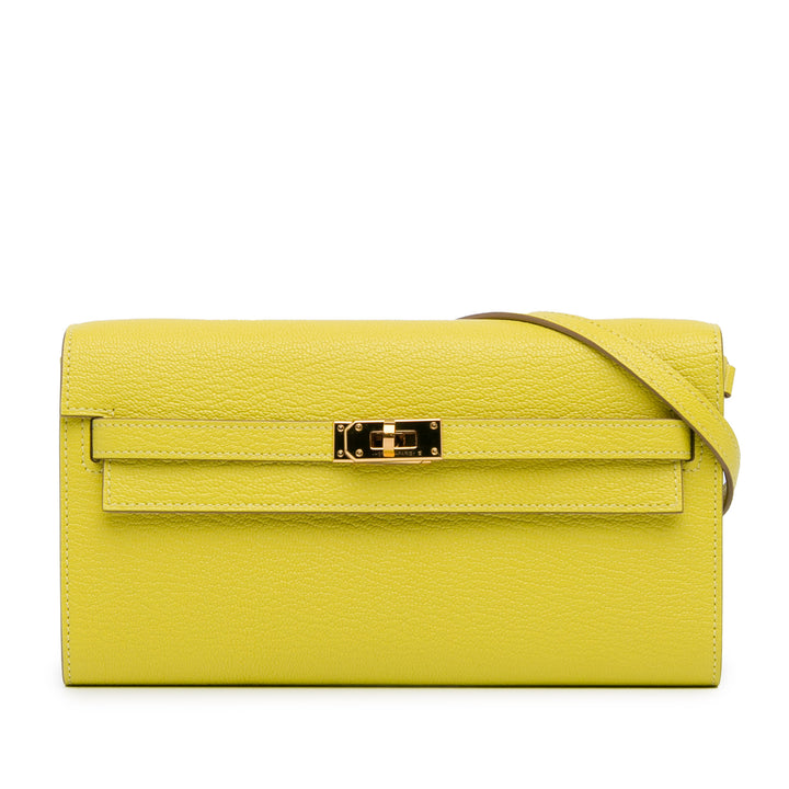 Chevre Kelly To Go Wallet Yellow - Gaby Paris