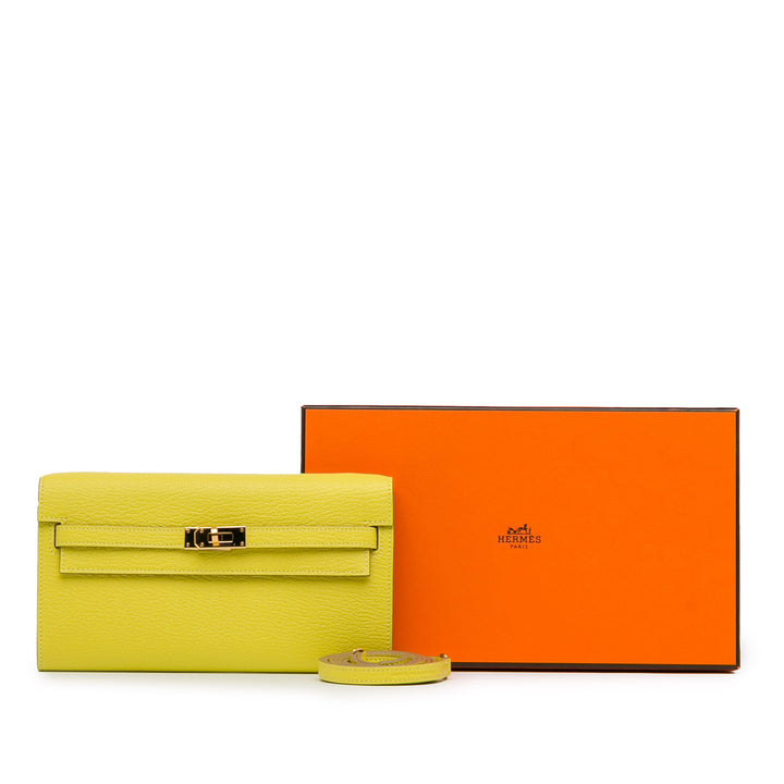 Chevre Kelly To Go Wallet Yellow - Gaby Paris