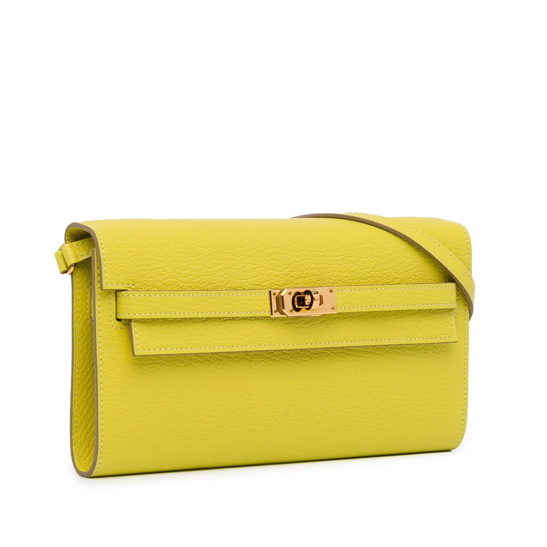 Chevre Kelly To Go Wallet Yellow - Gaby Paris