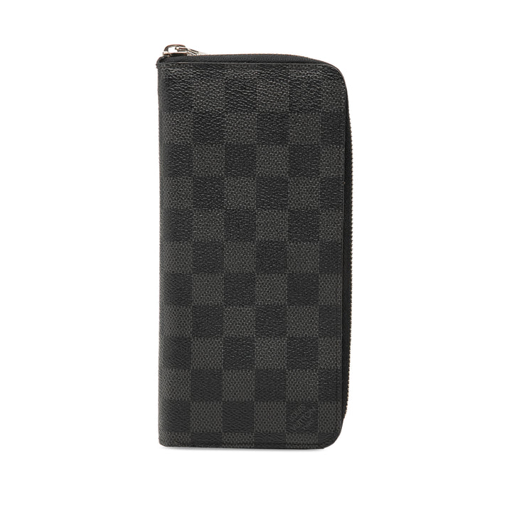 Louis Vuitton Damier Graphite Vertical Zippy Portefeuille