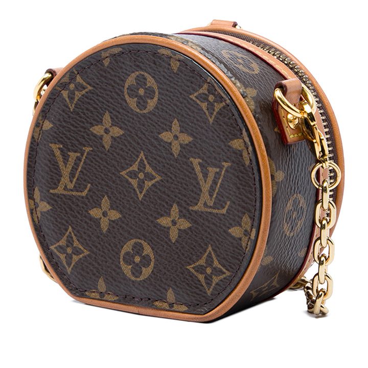 Louis Vuitton Collier Boite Chapeau Monogram Mini Marron – vue 2 – GABY PARIS