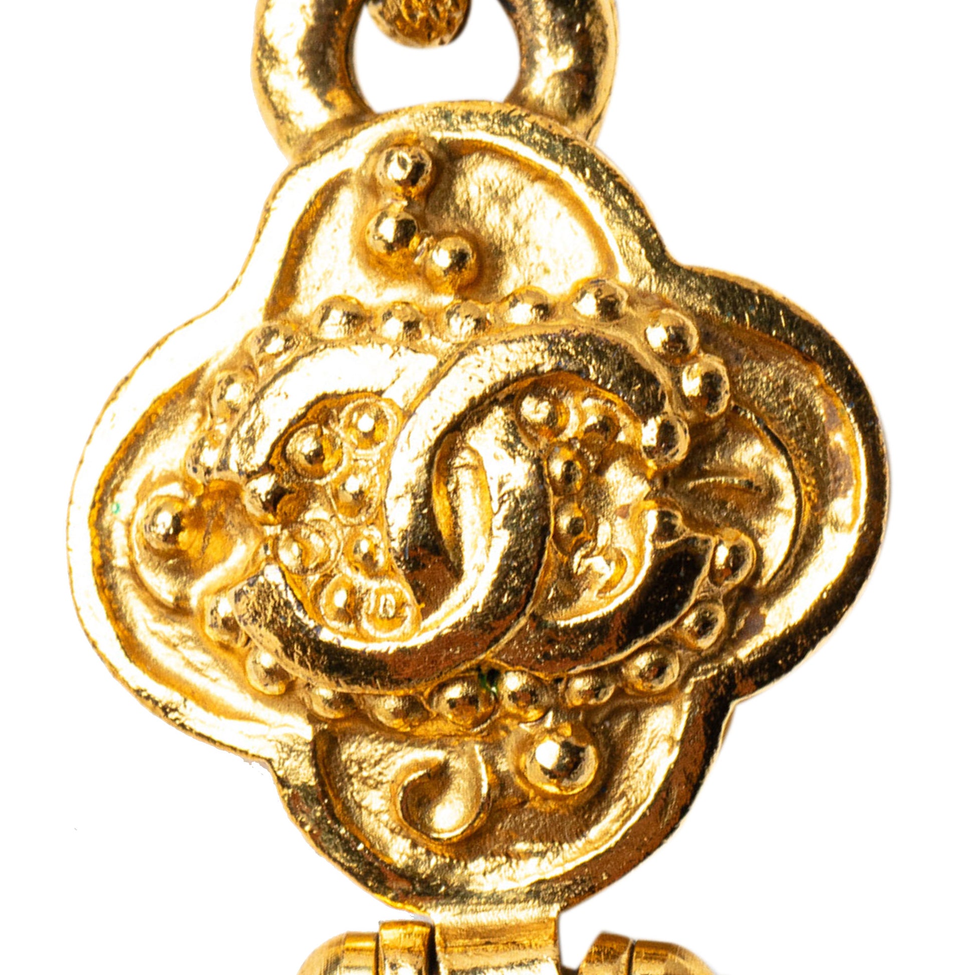 CC Clover Pendant Necklace Gold - Gaby Paris