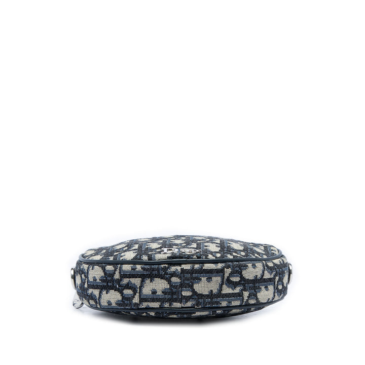 Dior Ball Sac Baby Oblique Bleu – vue 3 – GABY PARIS