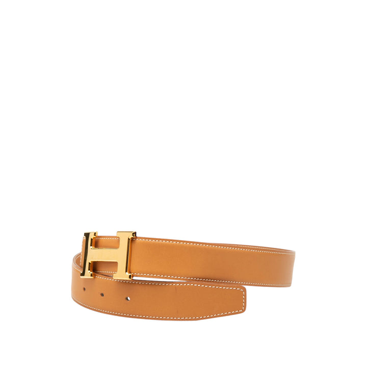 Hermès Box Veau Constance H Réversible Ceinture Box Marron – vue 2 – GABY PARIS
