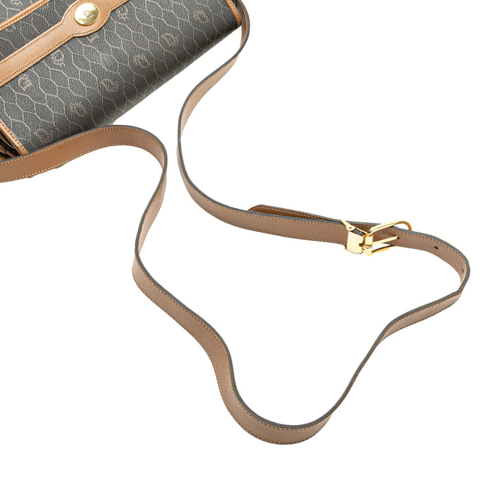 Honeycomb Coated Canvas Crossbody Black - Gaby Paris