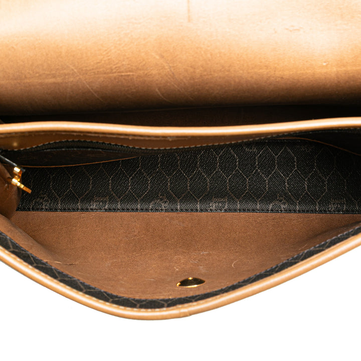 Honeycomb Coated Canvas Crossbody Black - Gaby Paris