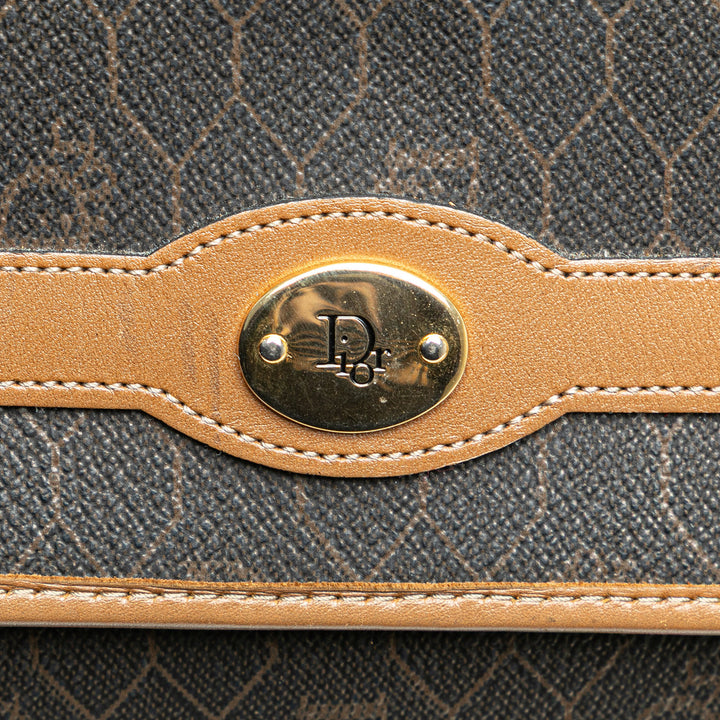 Honeycomb Coated Canvas Crossbody Black - Gaby Paris