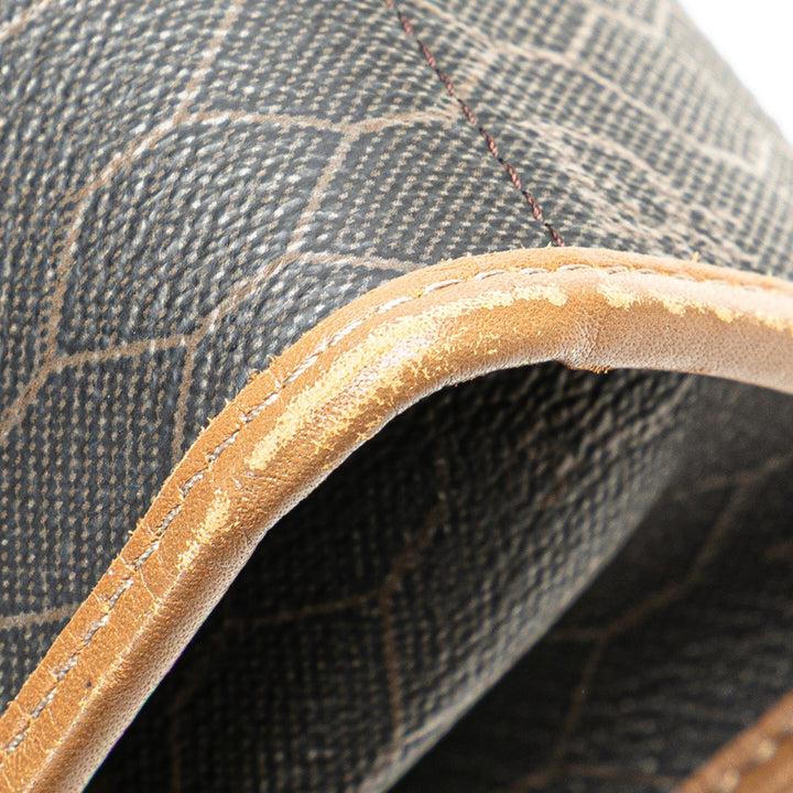 Honeycomb Coated Canvas Crossbody Black - Gaby Paris