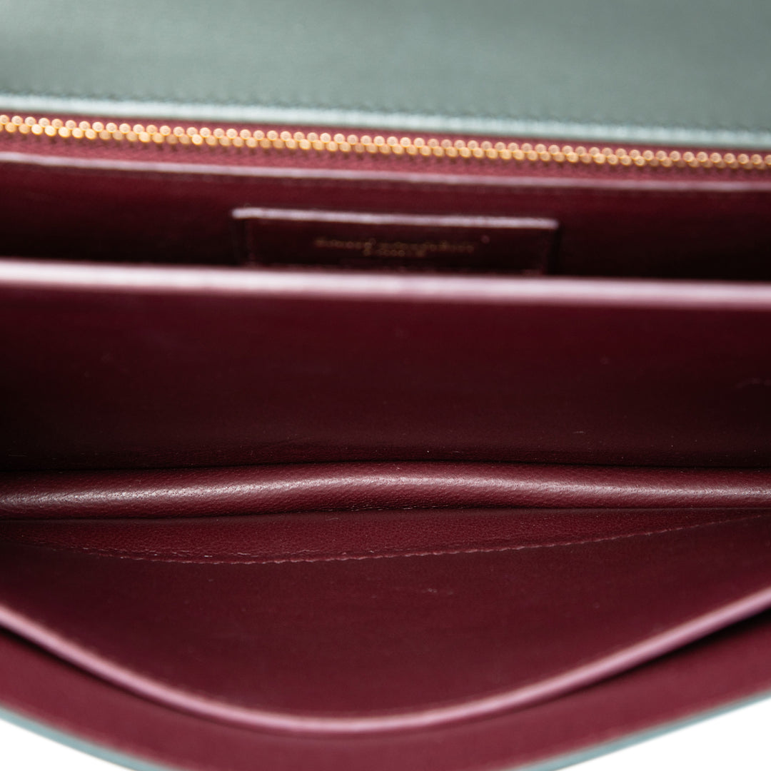 Saint Laurent Cassandra Fermoir Sac Cuir de veau lisse