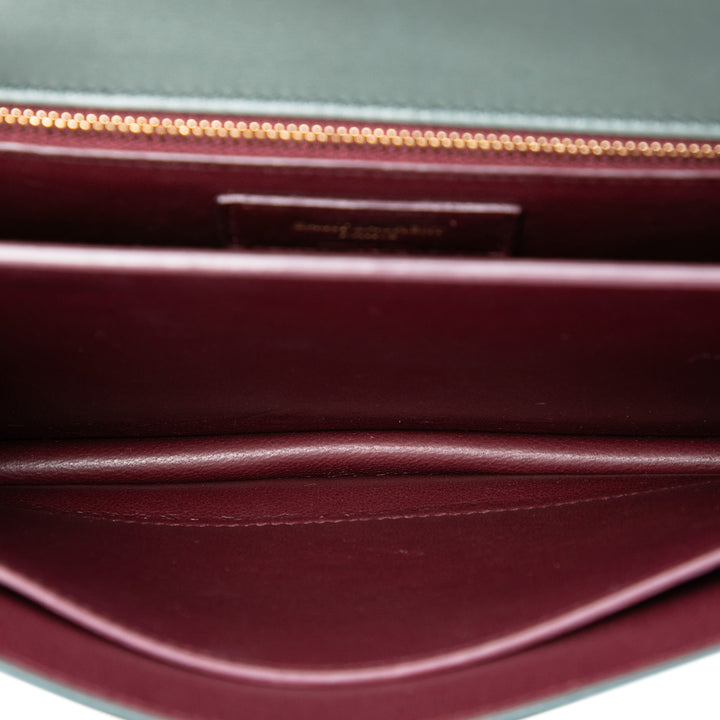 Saint Laurent Cassandra Fermoir Sac Cuir de veau lisse