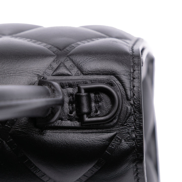 Balenciaga Small Quilted Cuir Hourglass Top Handle Bag Noir – GABY PARIS Authentique