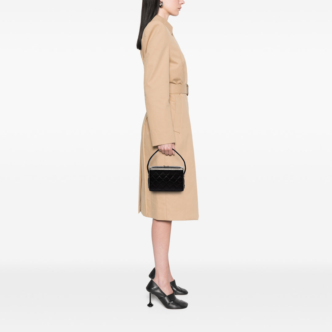 Chanel Matelassé Boîte Vanity Cuir d'agneau Noir – vue 6 – GABY PARIS