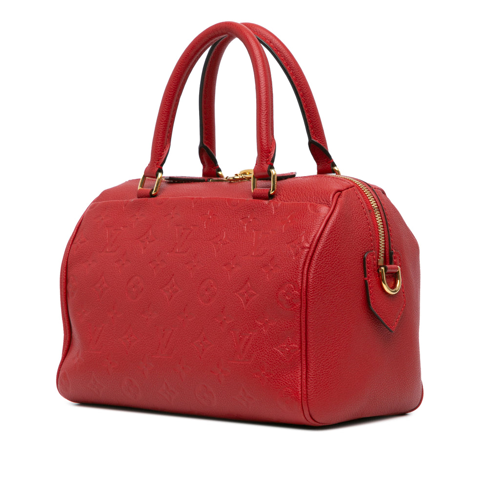 Monogram Empreinte Speedy Bandouliere 25 Red - Gaby Paris