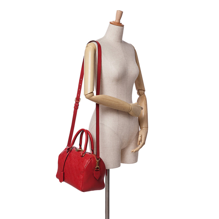Monogram Empreinte Speedy Bandouliere 25 Red - Gaby Paris