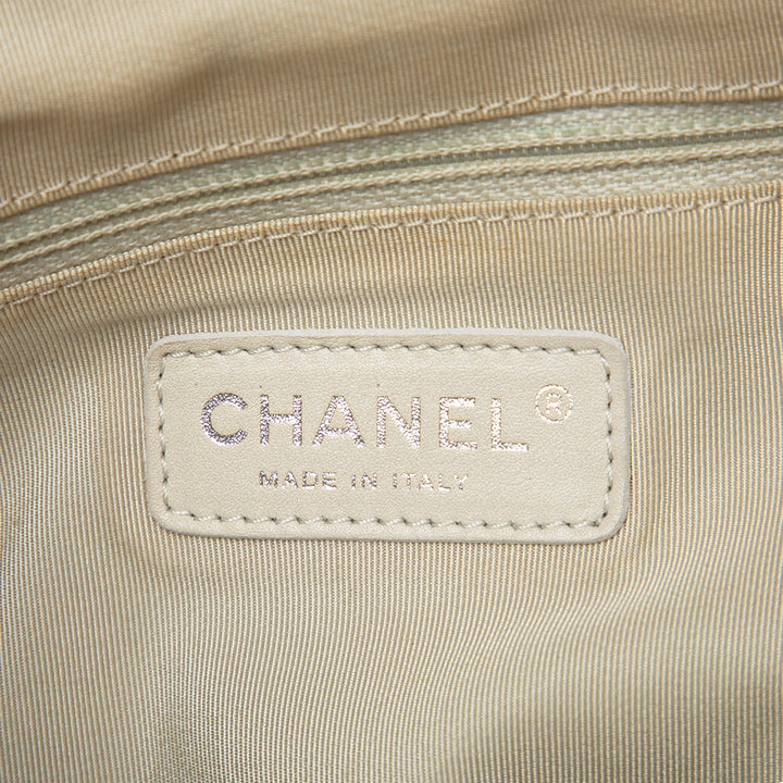Chanel Cabas Matelassé Washed rond à chaîne Hobo Cuir d'agneau Marron – vue 5 – GABY PARIS