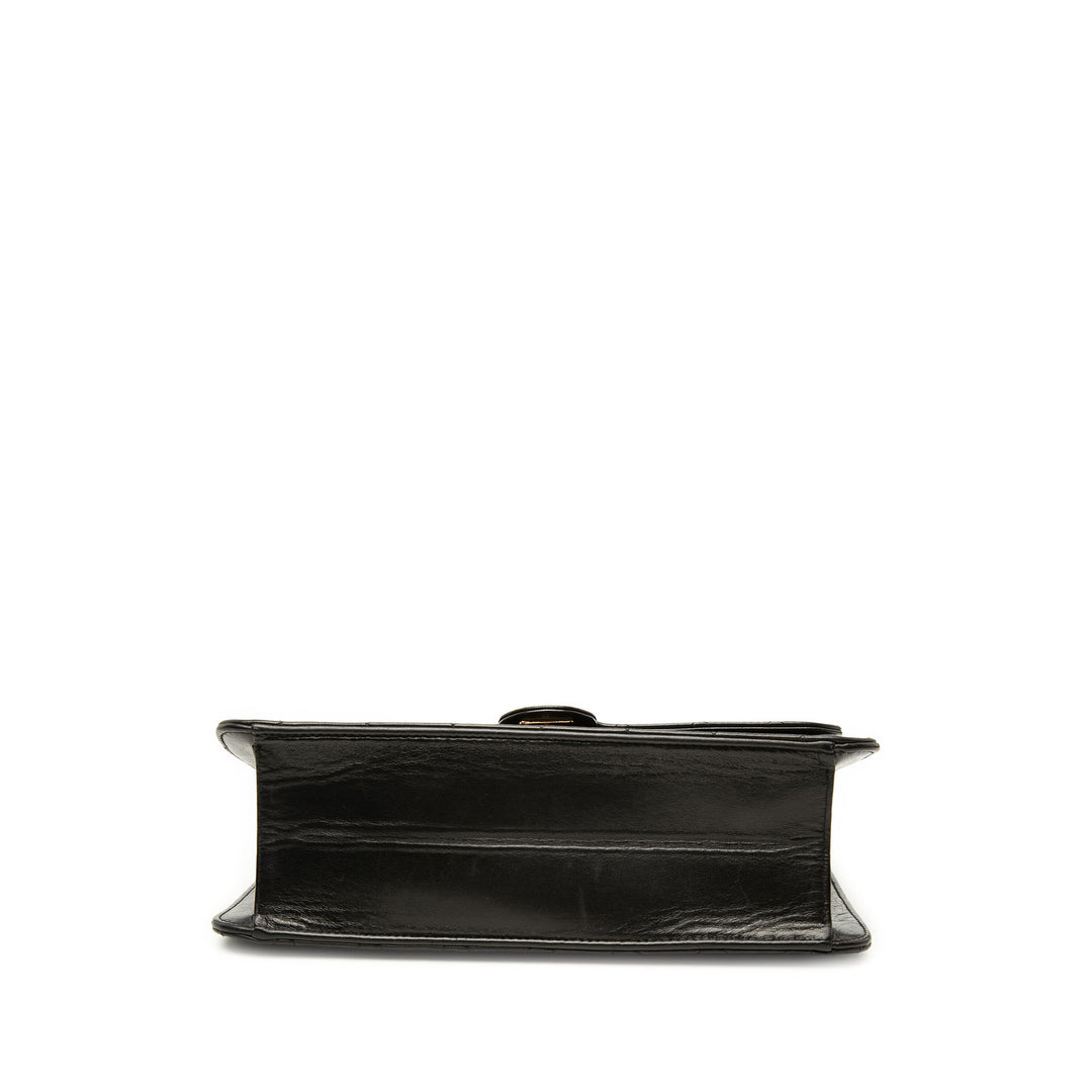 Chanel Medium CC Matelassé Cuir d’agneau Simple rabat