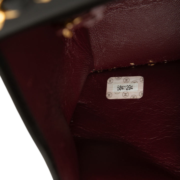 Chanel Medium CC Matelassé Cuir d’agneau Simple rabat