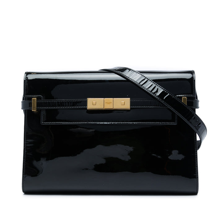 Saint Laurent Manhattan Sac Moyen Noir – vue principale – GABY PARIS