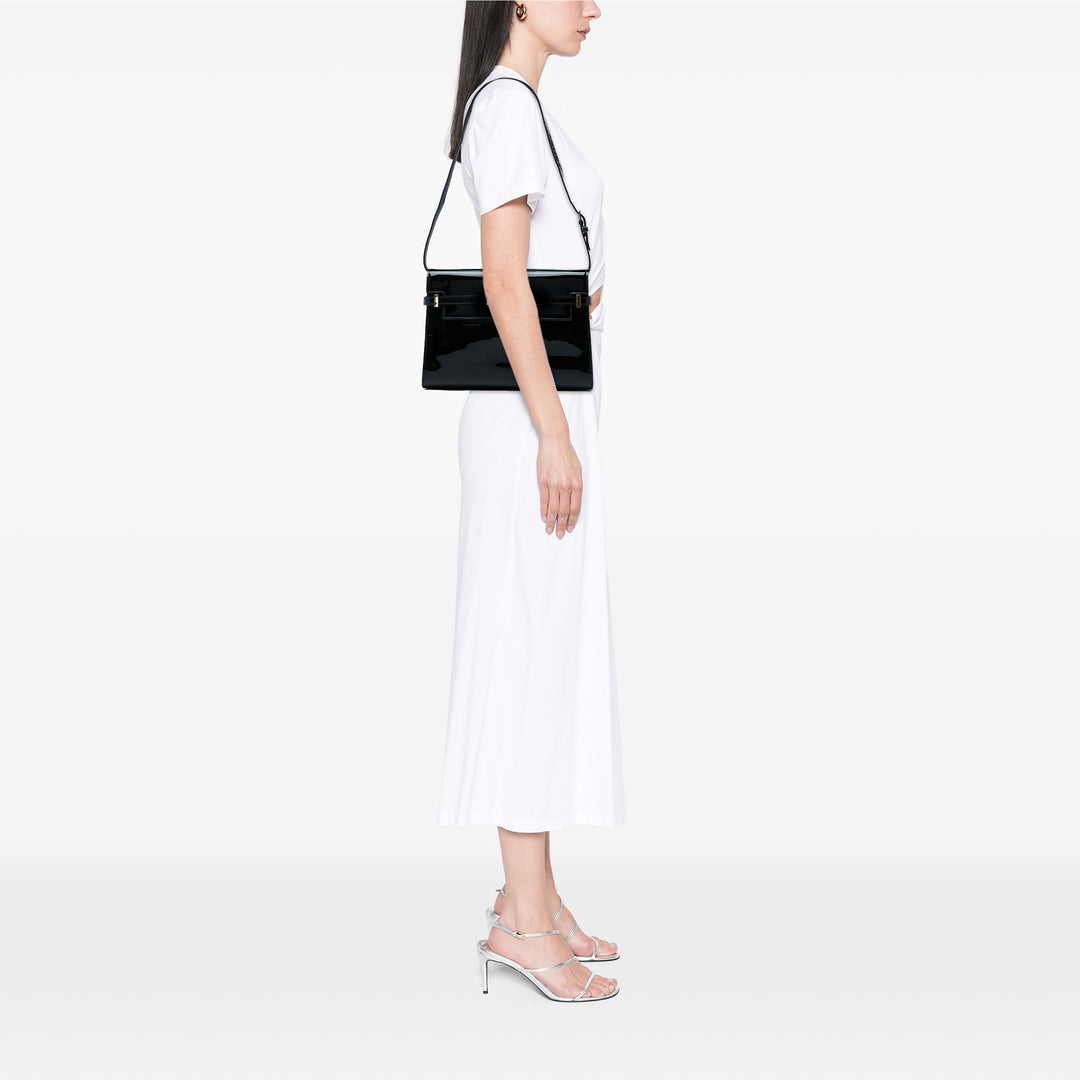 Saint Laurent Manhattan Sac Moyen Noir – vue 5 – GABY PARIS