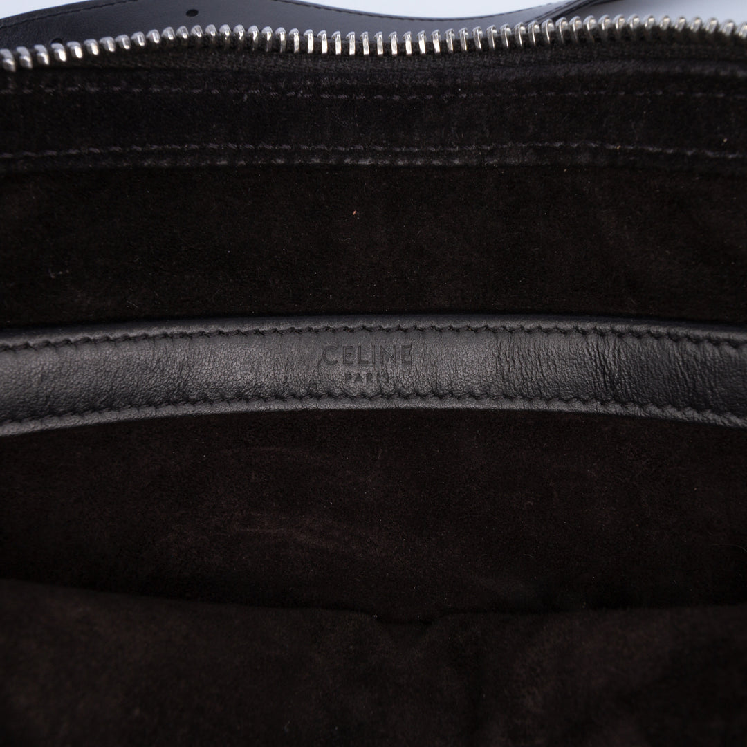 Celine Smooth Cuir de veau Logo Messenger Sac