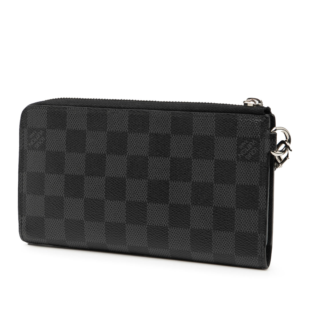 Louis Vuitton Damier Graphite Dragonne Zippy Portefeuille long