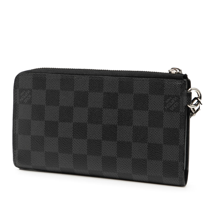 Louis Vuitton Damier Graphite Dragonne Zippy Portefeuille long