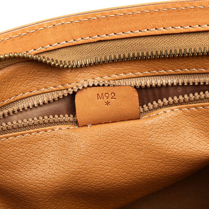 Macadam Coated Canvas Clutch Brown - Gaby Paris