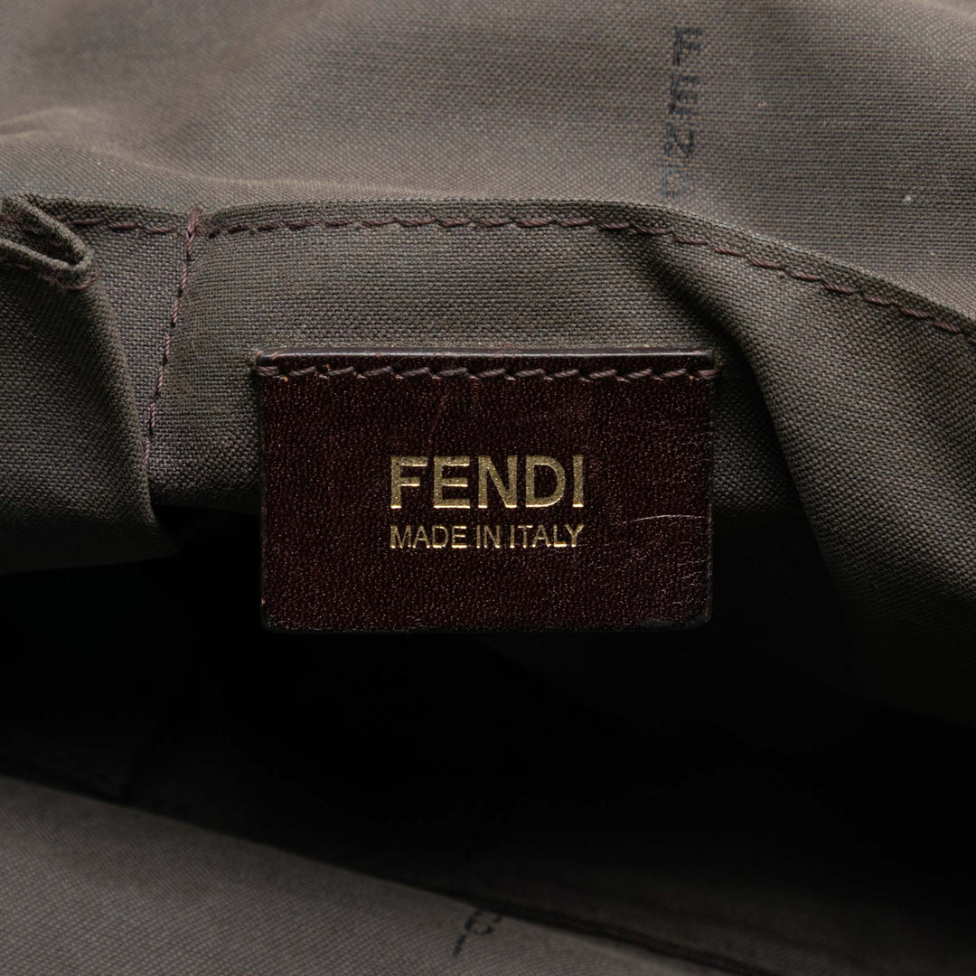 Fendi Medium FF Nubuck Chains Cabas