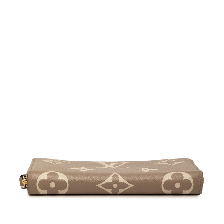 Louis Vuitton Bicolor Monogram Empreinte Giant Zippy Portefeuille