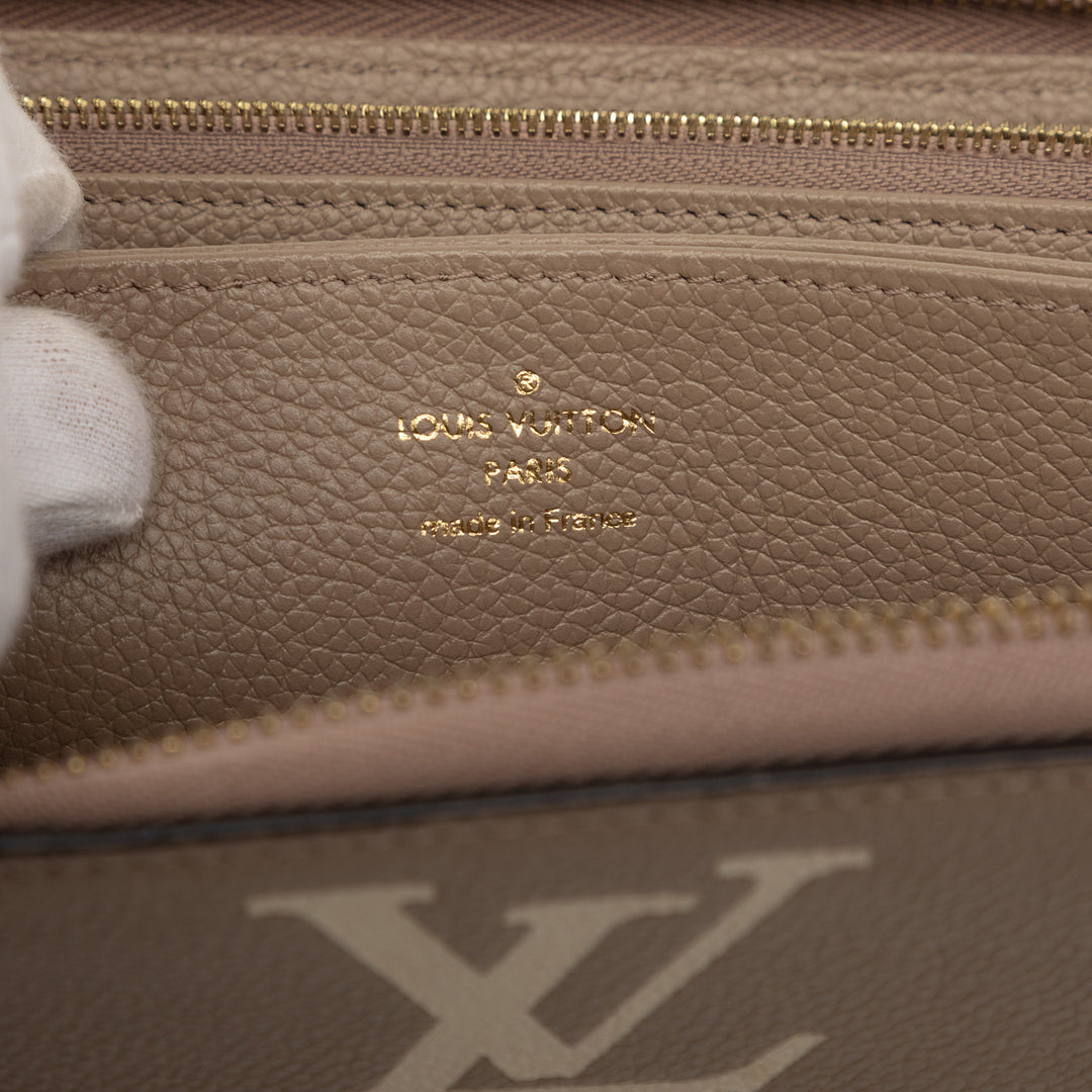 Louis Vuitton Bicolor Monogram Empreinte Giant Zippy Portefeuille