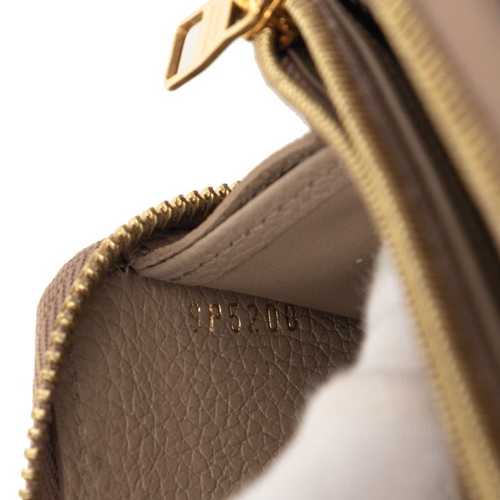 Louis Vuitton Bicolor Monogram Empreinte Giant Zippy Portefeuille