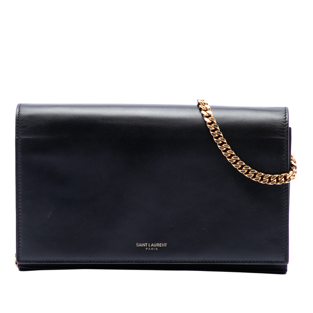 Saint Laurent Mini Smooth Cuir de veau Paris Wallet on Chain