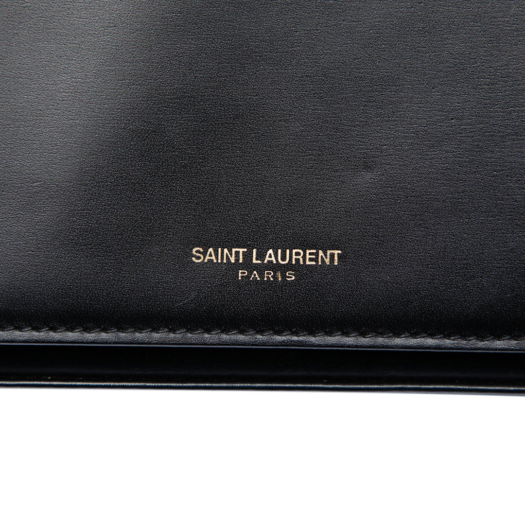 Saint Laurent Mini Smooth Cuir de veau Paris Wallet on Chain