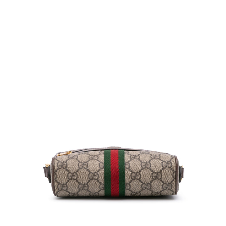 Mini GG Supreme Ophidia Crossbody Brown - Gaby Paris
