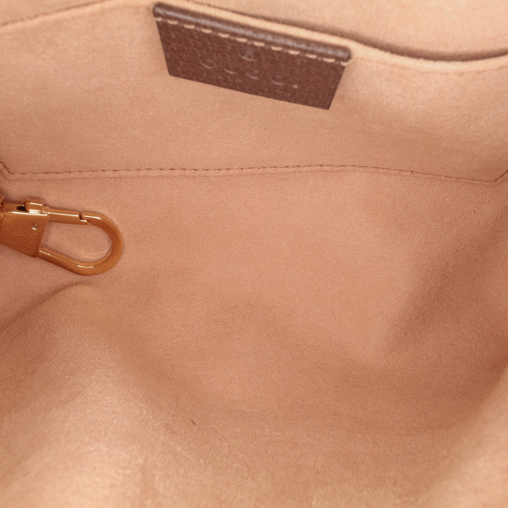 Mini GG Supreme Ophidia Crossbody Brown - Gaby Paris