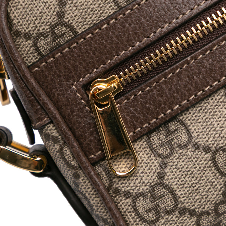 Mini GG Supreme Ophidia Crossbody Brown - Gaby Paris