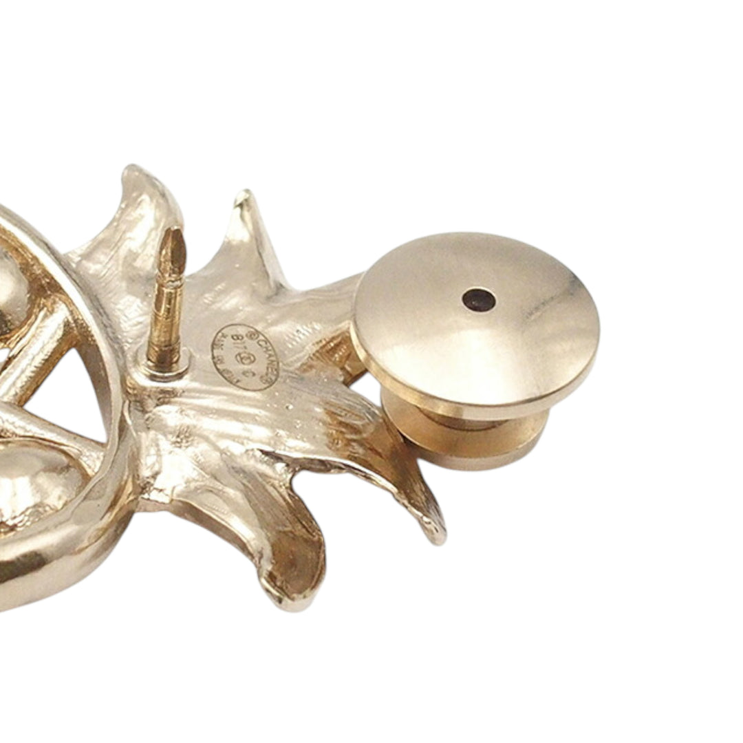 Chanel plaqué Perles fantaisie Pineapple Pin Broche – GABY PARIS Authentique