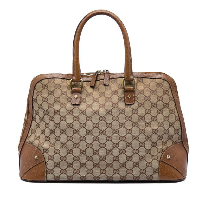 Gucci Sac à main GG Dôme Nailhead Beige – vue principale – GABY PARIS
